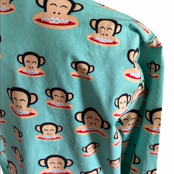 Paul Frank Scrub Top Julius w Braces Long Sleeve C - Picture 3 of 10